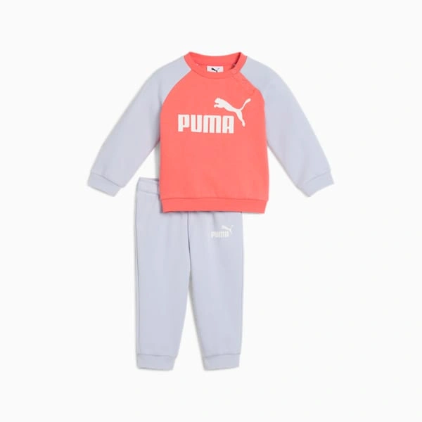 PUMA Minicats Essentials: Süßes Raglan-Set für kleine Entdecker! Komfort und Style für Mini-Helden. Dein kleiner Schatz wird's lieben!